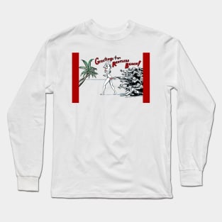 Greetings From Restless Beach! Long Sleeve T-Shirt